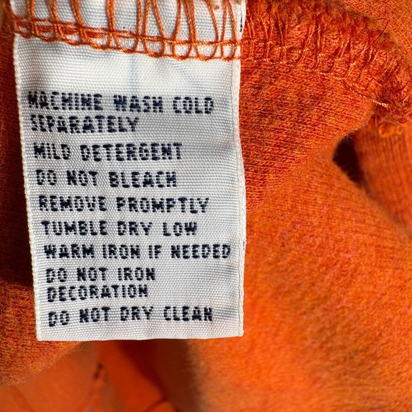 Ralph Lauren Orange Quarter-Zip Sweatshirt - Picture 4 of 11